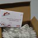 JMEXSUSS 200 LED Christmas Lights Indoor Outdoor, Connectable Warm White Christmas Tree Lights Clear Wire, 66 Ft Twinkle Fairy String Light Plug in for Bedroom Wedding Xmas Tree Decorations