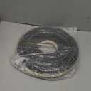 Matte Black PU Ceiling Medallions for Light Fixtures and Ceiling Fans, 12-1/4"OD x 4" ID x 1" P (Fits Canopies up to 7")