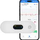 Portable Heart Rate Monitor, Wireless Home Use Heart Rhythm Tracker, Heart Monitoring Devices,Smartphone App Compatible with iOS/Android