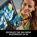 LEGO Ideas Vincent Van Gogh The Starry Night - Building Set for Adults, Ages 18+ - Beautifully Detailed Home Wall Art Decor - Gift for Men & Women - 21333, Medium, Small