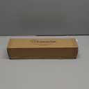 KAMANINA 1 Inch Curtain Rod for Windows 32 to 58 Inch(2.6 to 4.8 ft), Silver Telescoping Decorative Drapery Rods with Acrylic Crystal Finials for Living Room, Bedroom, Patio and Kitchen