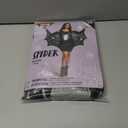 Spooktacular Creations Spider Woman Costume, Bat Costume Adult Women for Halloween Dress Up Party (XX-Large, Black)