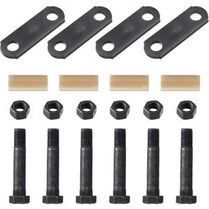 Trailer Axle Shackles Kit: Trailer Shackles with Trailer Shackle Bolts, 2-5/8" Trailer Shackle Straps (262), Used On Dual-Axle Systems And All Triple-Axle Systems (1 Pack-262)