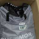 Queen Air Mattress with Built-in Pump, 18" Raised Comfort, 48Hr Leak-Proof Test, Upgraded Honeycomb Pillar Design, Supports 800 lbs, 3-Min Inflation-Inflatable Bed for Home Guests & Camping (Black)