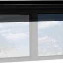 RV Window Rain Deflector Guard&Sun Visor Deflector,RV Window Visor Rain Guard,RV Window Blade Rain Sunroof Deflector Fit 44-49 inch Wide RV Sliding Window,Deflects Rain&Sun Protection for RV Window