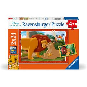 Ravensburger Disney The Lion King: Circle of Life 2x24 Piece Jigsaw Puzzle Set for Kids - Screen-Free Activity Boosts Concentration and Focus