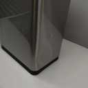 EKO Mirage-T 50 Liter / 13.2 Gallon Touchless Rectangular Motion Sensor Trash Can, Brushed Stainless Steel Finish