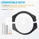ECX4000C Pool Filter Clamp Assembly Compatible with Hayward Perflex Extended-Cycle D.E. Filters EC30 EC40 EC40AC EC40C90, Includes Heavy-Duty Bolts Nuts Spacers & Washers