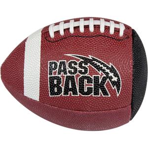Passback Junior Rubber Football, Ages 9-13, Youth Training Football, (Ships Deflated)