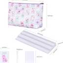 Large Mahjong Set, American Mahjong Game Set with 160 Tiles (1.41’’), 4 Racks & Thickened White Carrying Bag and Accessories, Portable Travel Mahjong Tiles Set