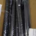 Black Long Curtain Rod Tension Shower Curtain Rods 30 to 120 inch Adjustable Spring Heavy Duty Rods for Bathroom Windows Outdoor No Drill No Slip Spliced and Telescopic Design