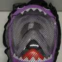 Kkdi Kids Snorkel Mask, Full Face Snorkel Mask for Kid 4-16, Foldable Snorkeling Gear for Kids Snorkeling Set for Swimming Pool Toys, Dry Top, Anti-Leak/Anti-Fog /180 HD View/Portable Bag