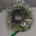 Snow Flocked Christmas Wreath Decorations, 26" Snowy Norfolk Pine Wreath, Realistic Christmas Door White Cedar Wreaths for Indoor Outdoor Holiday Decor, Artificial Real Touch Green Wreath Greenery