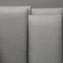 Peel and Stick Upholstered Wall Mounted Headboard Queen Size, 9 Panels Tufted Fabric Headboard,Wall Mounted Headboards, Interior Wall Panels for Bedroom, 10"x24" Dark Grey