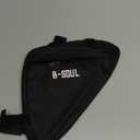 Bike Frame Bag, Premium Bike Pouch for Mountain Road Bike, Lightweight Triangle Bicycle Frame Bag (Small Black)