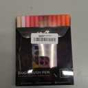 Red Duo Tip Marker Pens, 12 Pack Fine & Brush Markers for Adult Coloring Books No Bleeding, Vibrant Red Markers for Holiday Cards, Bold Lettering, Attention-Grabbing Highlights and Logos