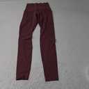 Colorfulkoala Women's Dreamlux High Waisted Workout Leggings 25" / 28" Inseam Yoga Pants with Pockets (Plum Red)