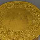 Round Ornate Wedding Cake Stand Serveware Accessories, 16", Gold