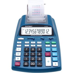 CATIGA New & Upgraded 2025 Printing Calculator Adding Machine 10 Key, Desktop Home Office Calculator with Paper Roll Print Out, Accounting Business Finance (2) Blue Pro)