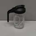Mihlapi Breast Milk Pitcher, 32 OZ Mason Jar Pitcher with Lid Double Leak Proof,1 Quart Breastmilk Storage Containers for Fridge, Glass Jug for Sun Tea, Juice, Cold Brew Coffee