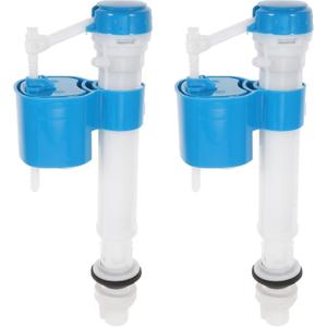 OSALADI Toilet Fill Valve Replacement Kit 2 Pack Silent Water Tank Inlet Valve for Bathroom Toilet Tank Accessories Easy Installation Abs Material 10.03X3.74X4.56In