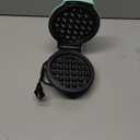 Dash Mini Waffle Maker- Compact Electric Iron for Creative Homemade Treats - Nonstick Surface - Easy-to-Clean - Perfect for Kids & Families - Aqua