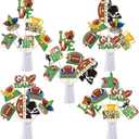 30Pcs Football Party Centerpiece Sticks, Football Table Toppers Decorations for Football Game Day, Football Birthday Party, Baby Shower Party Decor