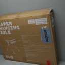 KUB Portable Baby Changing Table, Foldable Diaper Changing Table with Wheels for Nursery, Toddler Changing Table with Adjustable Height, Portable Changing Table for Newborn, Infant Grey