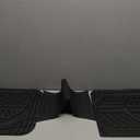 Coverado Car Floor Mats All Weather Waterproof Deep Dish Anti-Slip Car Mats Full Set, Heavy Duty Rubber Floor Mats for Cars, Universal Trim to Fit Automotive Floor Mats for Cars Trucks SUV, Black