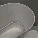 ELPHECO Automatic Motion Sensor Trash Can - 2 Gallon Slimline for Bathroom, Bedroom, Kitchen, Office - White with Gold Trim