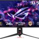 ASUS ROG Swift 32 4K OLED Gaming Monitor (PG32UCDMR) 4K (3840 x 2160), QD-OLED, 240Hz, 0.03ms, G-SYNC Compatible, 99% DCI-P3, USB-C 90W, DisplayWidget, DisplayPort 2.1