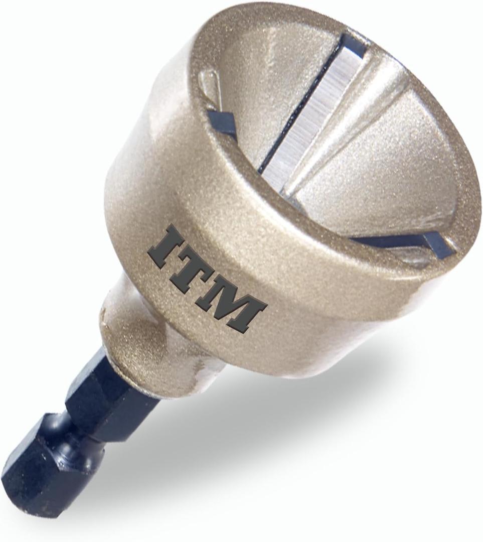 ITM Bar Champ BAR-01C - Small Premium Deburring Tool and External Chamfer Tool - Carbide Bades for 1/8" to 3/4" material