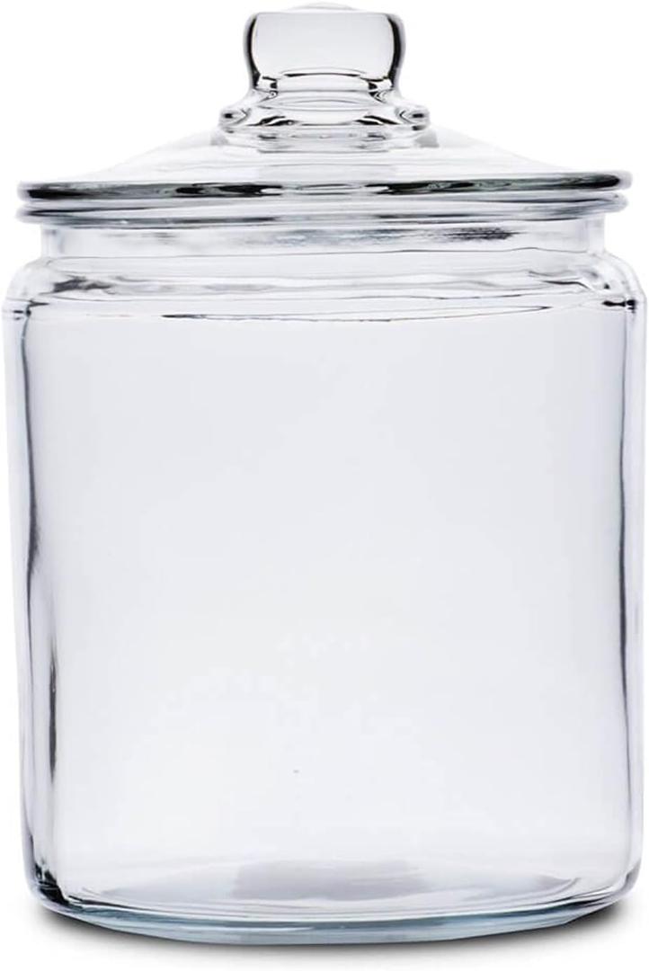 Anchor Hocking Heritage Hill Canister, Glass, 1/2-Gallon