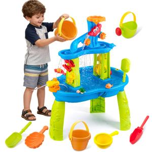 3-Tier Water Tables for Toddlers 3-5 Sand Beach Water Table