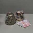 FEMILA 1-Light Vintage Wall Sconces, Antique Brass Industrial Sconces Wall Lighting, Single Bathroom Vanity Light Fixtures Wall Mount Lamp, Hammered Metal Shade,4FG59B BG (6")