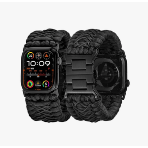 Tefeca Titan Series Paracord Band Compatible with Apple Watch Ultra 2/49mm, Series 10/46mm, 9/8/7/45mm, SE2/SE/6/5/4/44mm, and 3/2/1/42mm XL
