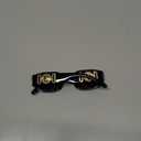 FEISEDY Retro Trendy Rectangle Sunglasses Women Men Vintage 90s Small Narrow Square Sunglasses B2322 (Black)