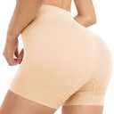 Yeblues Shapewear Shorts High Waisted Tummy Control Underwear for Women Nude M