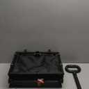 Collapsible Wagon Cart Foldable with 350lbs Weight Capacity, Lightweight Utility Shopping Cart with Wheels, Folding Grocery Wagon Carts Portable for Beach Garden Sports and Camping, Black