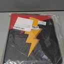 9 Pocket Waterproof Trading Card Binder, Trading Album Display Holder, Expandable, 720 Double Sided Pocket Album, Compatible with Yugioh, MTG and Other TCG Cards (Red Black Lightning)