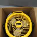 Battery Powered Fan Compatible with Dewalt 20V Max Battery, 750 CFM Cordless Jobsite Fan with AC Adapter, Brushless Motor Portable Shop Fan for Camping, Garage, Workshop, Outdoor (Tool Only)