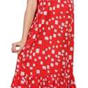 SheKaf Women Summer Casual Loose Sleeveless Spaghetti Strap Beach Maxi Long Dress with Pockets