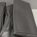 GXARTS Driver and Passenger Side Bottom & Top Lean Back Leather Seat Cover & Foam Cushion & Armrest Dark Gray #692/69i Fit for Chevy Silverado Avalanche Tahoe Suburban GMC Sierra Yukon XL 2003-2006