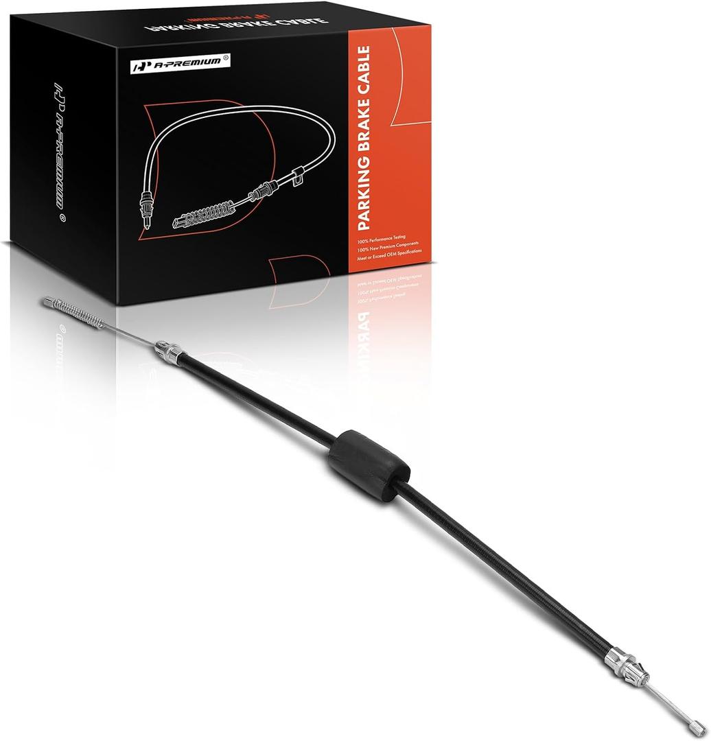 A-Premium Rear Parking Brake Cable | Compatible with Buick, Oldsmobile & Pontiac Models - LeSabre 2000, Park Avenue 1997-2000, Riviera, Aurora, Bonneville