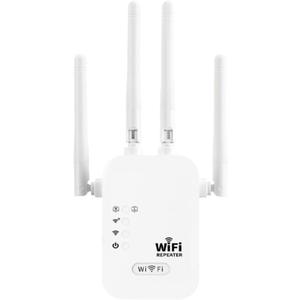 WiFi Range Extender WiFi Booster AC WLAN Extender 1200Mbps Internet Repeater with 4 External Antennas Internet Signal Amplifier Dual Band 2.4GHz and 5GHz Tp Link Hotspot Amplifier Device 1000 Ft.