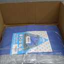 RAINDEWAY Large Tarps 30x50 Feet, 5.5 Mil - Multipurpose Waterproof Poly Tarp Cover with Metal Grommets and Reinforced Edges, Silver/Blue Tarp