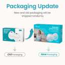 Paruu Hands Free Breast Pump P16, Wearable Breast Pump Electirc Portable with 4 Modes & 12 Levels, Max 309mmHg Strong Suction 19/21/24mm Flange Inserts Wearable Breastfeeding Pump, 2 Pack White