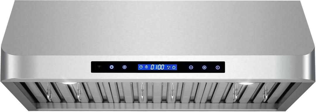 COSMO COS-QS75 30 in. Haven Collection 500 CFM Ducted Under Cabinet Range Hood, Touch Controls, LED Lights, Stainless Steel