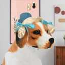 9 x Funny Dog Cat Cosplay Wig, Pet Wigs for Halloween, Christmas, Parties, Festivals, Dog Wigs for Small Medium and Large Dogs(Golden Braid)