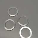 X AUTOHAUX 4pcs OD 87.1mm to ID 67.1mm Aluminum Alloy Car Hub Centric Rings Wheel Bore Center Spacer